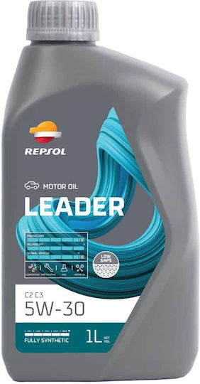 Repsol Синтетичен Моторно масло за автомобили Leader 5W-30 C2 1лт