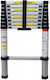Prostep Telescopic Ladder Aluminum 12 of Steps with Maximum Height 3.8m