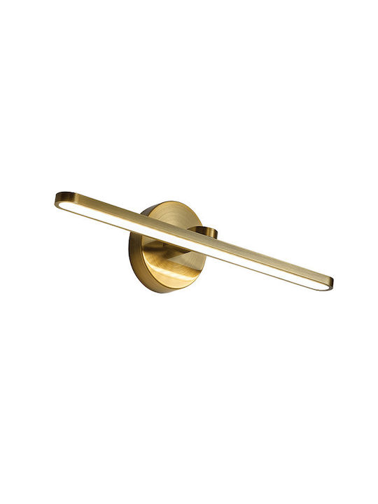Elmark Classic Lamp Wall with Integrated LED and Natural White Light Gold 30cm