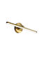 Elmark Classic Lamp Wall with Integrated LED and Natural White Light Gold 30cm