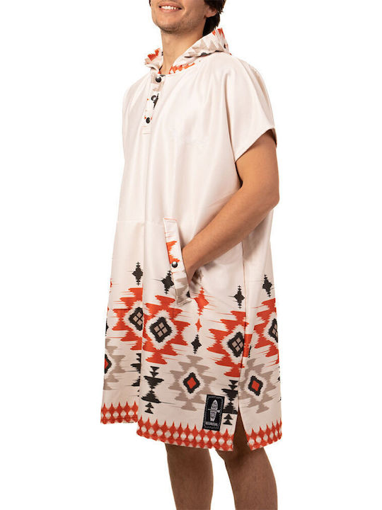 Bee. Unusual. Microfiber Beach Poncho Beige