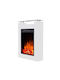 Hitense Los Angeles De podea Șemineu electric 1600W 68x87.5cm Alb