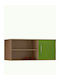 Kids Wooden Shelf Silky Brown 100x30x43cm