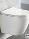 Bianco Ceramica Καπάκι Λεκάνης Slim Soft Close από Βακελίτη 16x42.5cm Λευκό