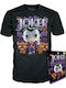 Funko Поп! Tees Филми: DC Comics - Joker (Г) (Л)