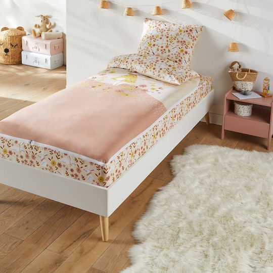 La Redoute Interieurs Conținut set Husă de pilotă pentru copii Roz 90x190cm