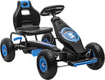 Kids Foot-to-Floor Go Kart One-Seater with Pedal Blue