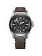 Victorinox Uhr Batterie mit Lederarmband