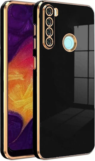 Bodycell Gold Plated Back Cover Σιλικόνης Μαύρο (Galaxy Note 8)