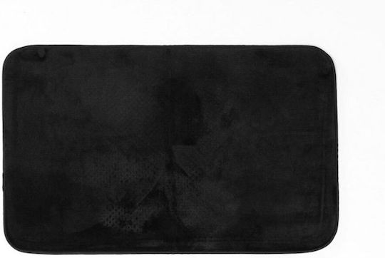 Badematte Mikrofaser Rechteckig AT00013059 Schwarz 45x75cm