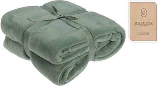 Next Fleece Blanket Half Double 180x230cm Light Green