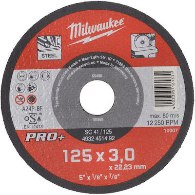 Milwaukee Grinding Disc for Metal 125mm