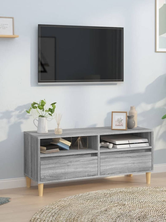 TV-Ständer Grau Sonoma M100xP34,5xH44,5cm
