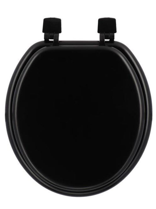 Aria Trade Wooden Toilet Seat Black 45cm