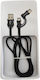 Treqa Regular Cablu USB la Lightning / micro USB cu mai multe porturi Negru 1m (CA-812-BLACK)