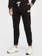 Herren-Sweatpants Mit Elastischem Schwarz