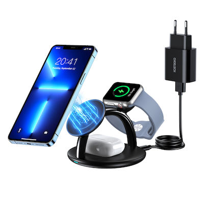 Choetech Wireless Charger (Qi Pad) 15W Blacks (T587-F)