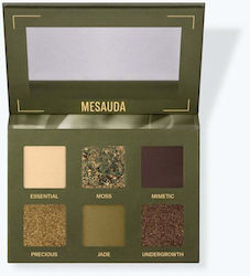 Mesauda Milano Bare Harmony 2.0 Eye Shadow Palette Pressed Powder 205 Hidden Green 6gr
