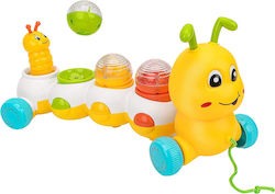 Globo Schiebespielzeug Brucky the Trainable Caterpillar mit Licht und Geräuschen für 18++ Monate