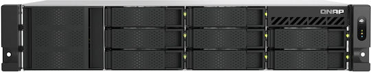 QNap TS-855eU-RP-8G NAS Rack με 8 θέσεις για HDD/M.2/SSD και 2 θύρες Ethernet