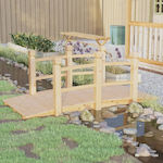 vidaXL Decorative Bridge Garden Wooden 363355