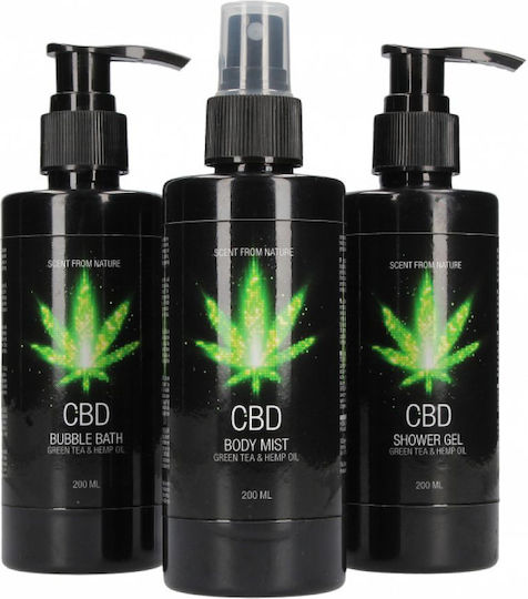 CBD Forest Care Set Green Tea & Hemp Oil 3τμχ