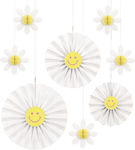 Fan set Flowers / 8 pcs