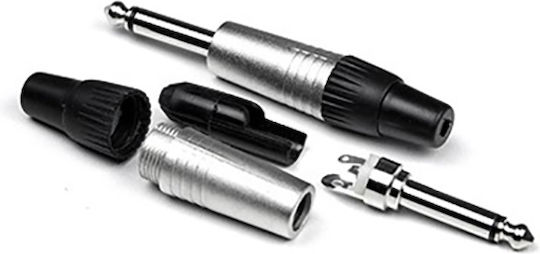 Invotone J300M Stecker 6,3mm Klinke mono männlich Schwarz