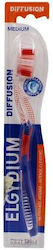 Elgydium Diffusion Manual Toothbrush Medium Orange 1pcs