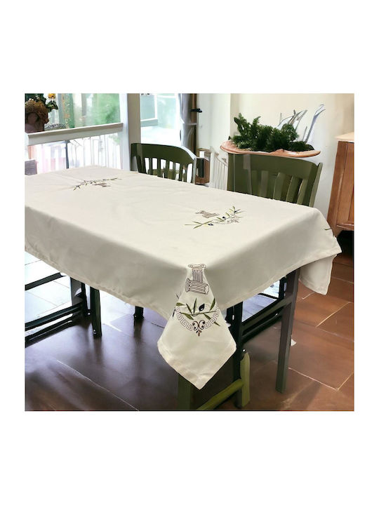 Linea Home Τραπεζομάντηλο Olive Olive 140x180εκ.