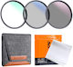 K&F Concept CPL / ND / UVFilter Kit 58mm for Camera Lenses
