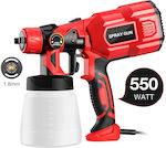 Electric Paint Spray Gun 550W with 0.8lt Container