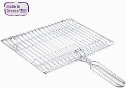 Roller Kappatos Doppelt Grillrost Chrom 38cmx24...
