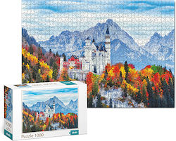 Neuschwanstein Castle Puzzle 2D 1000 Bucăți