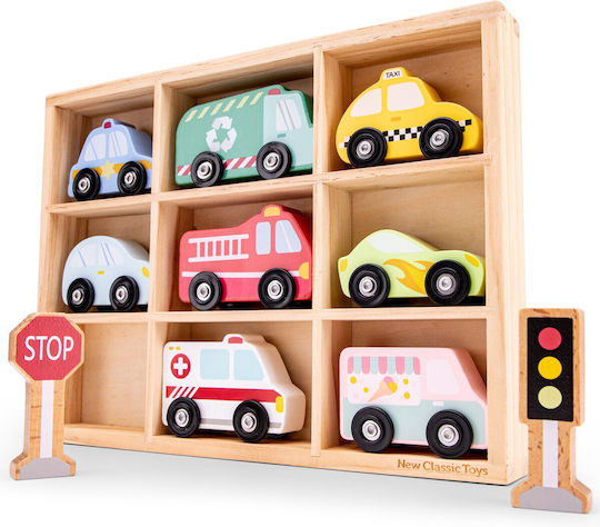 New Classic Toys Set De Mașinuțe Pentru 1.5+ Ani