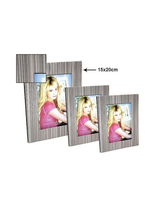 Marhome Kunststoff Fotorahmen mit Grau Rahmen