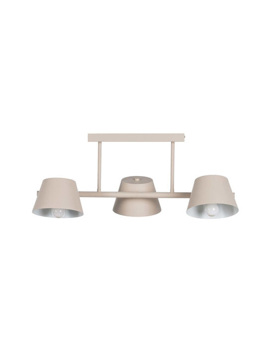 BigBuy Pendant Light Three-Light Beige