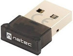 Natec Fly USB Bluetooth 5.0 Adapter mit Reichweite 20m Schwarz