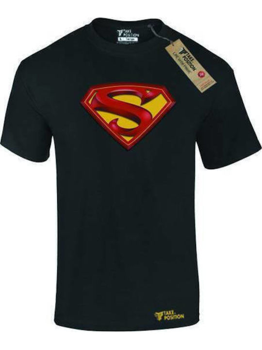 Takeposition T-shirt Superman Schwarz