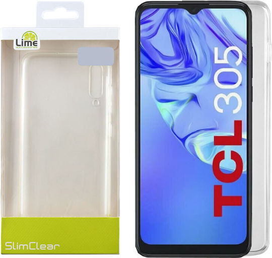 Lime Slimclear Camera Guard Задна корица Силикон Прозрачен (TCL 306 / 305 / 30 SE / 30E)