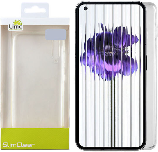 Lime Slimclear Camera Guard Back Cover Silicone Transparent (Nothing Phone 1)