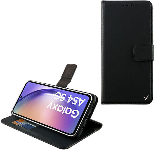 Volte-Tel Allure Magnet Book Synthetic Leather Black (Galaxy A54)