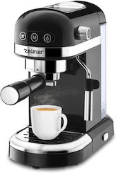 Zelmer Palermo Αυτόματη Μηχανή Espresso 1350W Πίεσης 20bar Μαύρη
