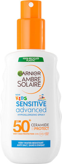 Garnier Ambre Solaire Sensitive Advanced Waterproof Kids Sunscreen Spray SPF50 150ml