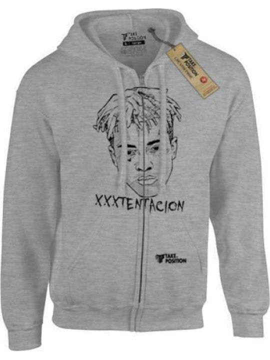 Takeposition Hanorac cu glugă XXXTentacion Gri