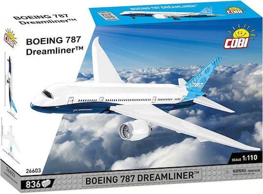 Cobi Конструктори Boeing 787-8 Dreamliner За 9+ Години 836 Бройки