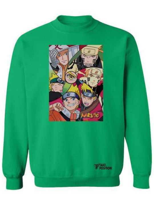 Takeposition Sweatshirt Naruto Grün 332-1324-14