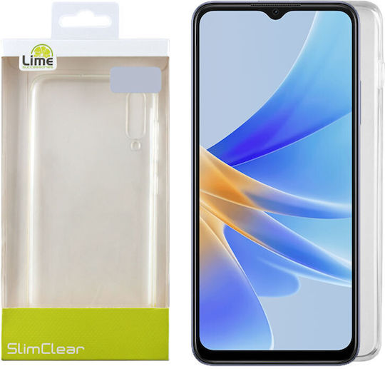 Lime Slimclear Back Cover Silicone Transparent (Oppo A17)