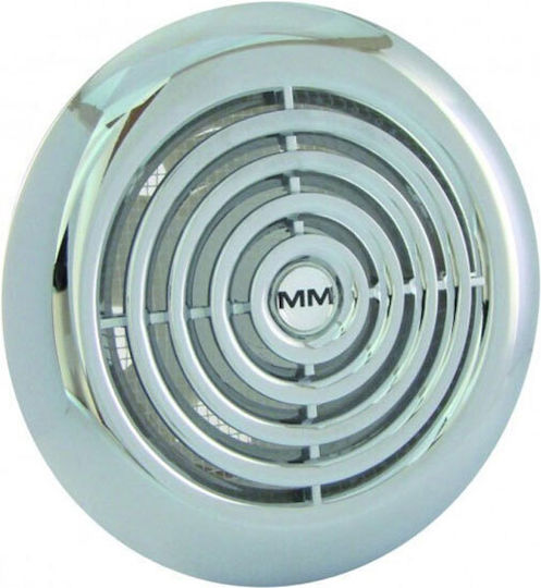 Europlast De perete Ventilator de Baie 100mm Argintiu
