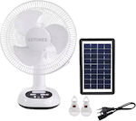 Sistem de iluminat solar GDTimes GD-8012 cu ventilator 12"